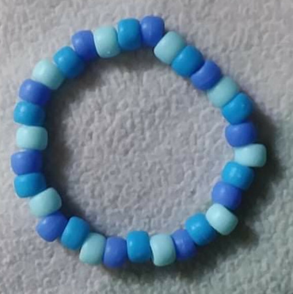 blue kandi bracelet - Picture 3 of 3